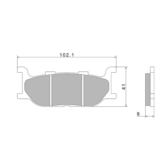 PASTIGLIE FRENO NISSIN A0300 PREMIUM SEMI-METALLIC