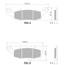 PASTIGLIE FRENO NISSIN A0520 PREMIUM SEMI-METALLIC