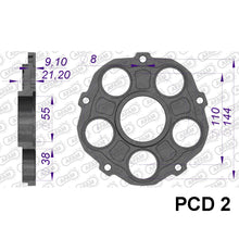 AFAM - PORTACORONA DUCATI PCD2