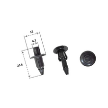 PLASTIC RIVET RMS SUZUKI 09409-06314-5PK