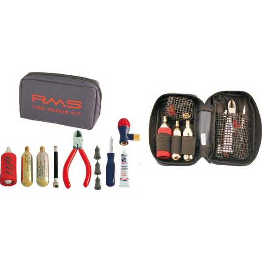 RMS TUBELESS TIRE INFLATION AND REPAIR KIT