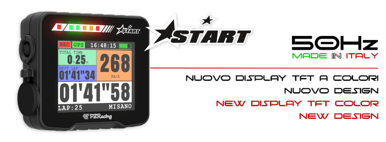 PZ RACING START NEXT (cronometro GPS con acquisizione dati)