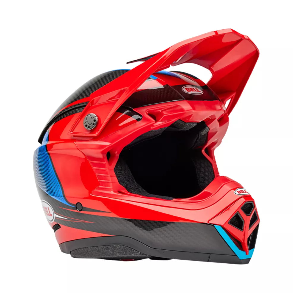 CASCO BELL MOTO-10 SPHERICAL 2025 EVADE ROSSO/NERO ECE 06