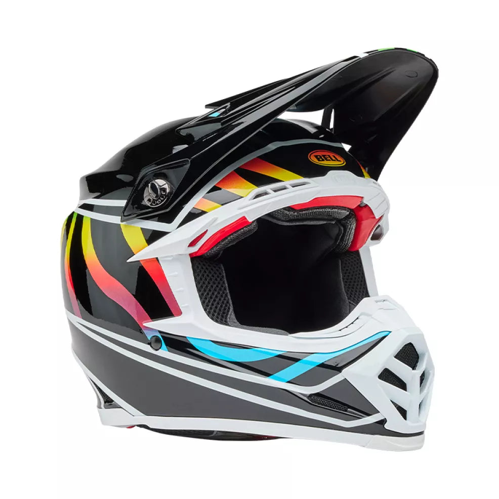 CASCO BELL MOTO-9S FLEX 2025 DRIFT NERO/MULTI ECE 06