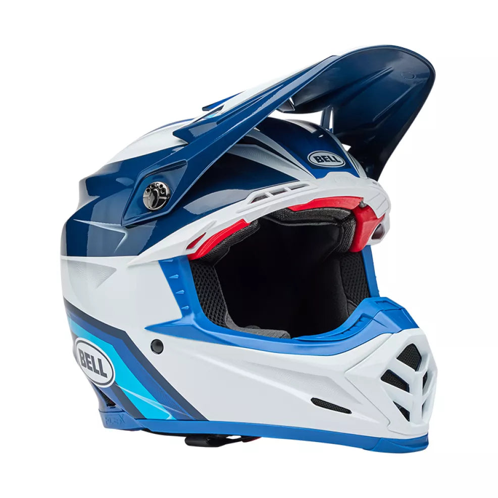 CASCO BELL MOTO-9S FLEX 2025 MERCHANT BLU ECE 06