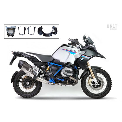 UNIT GARAGE KIT RAD R1200GS (2013-2016) (LIGHT WHITE - MATT BLACK)