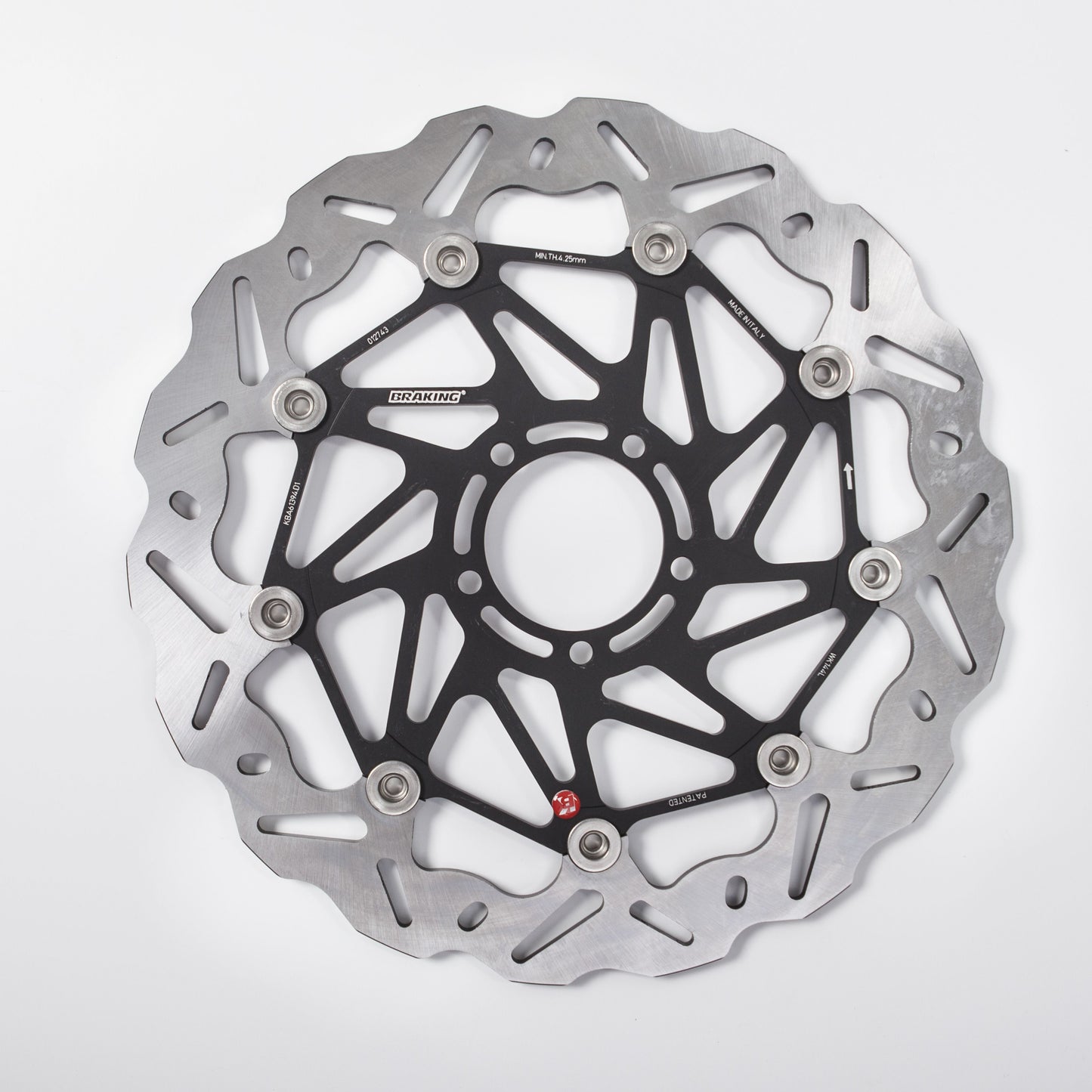 BRAKING DISCO FRENO WAVE FLOTTANTE AL-HUB SK2 Ø320 ANTERIORE DESTRO