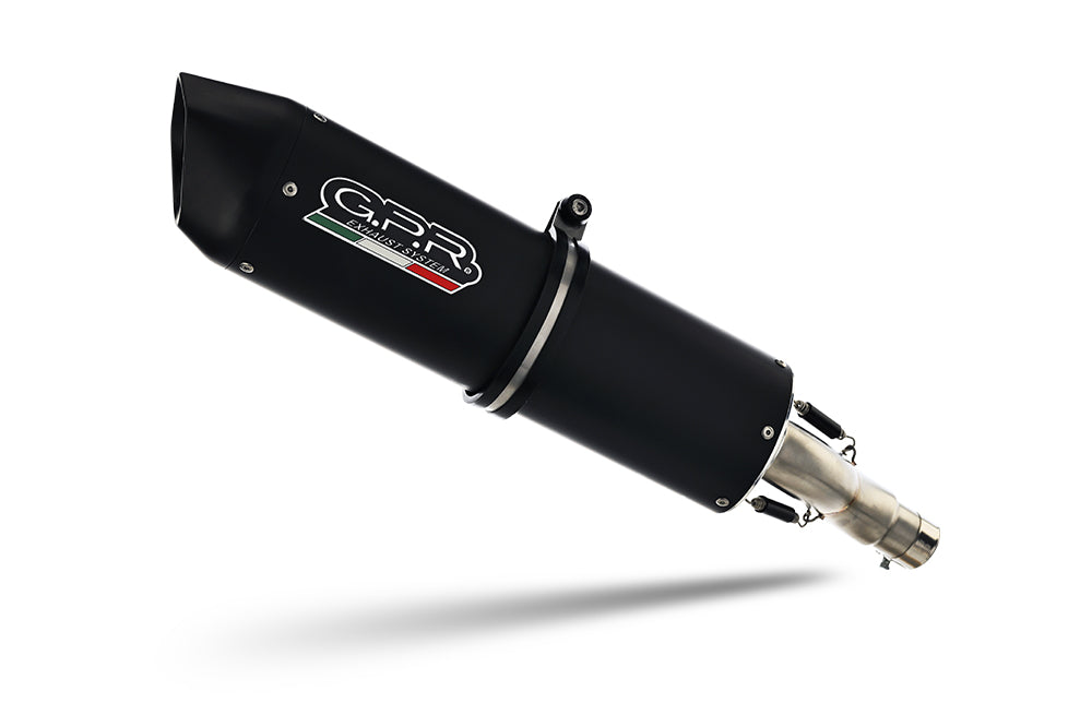 GPR EXHAUST COMPATIBLE WITH BMW R 1200 GS – ADVENTURE 2013-2016, BLACK FURORE, APPROVED EXHAUST, SILENCER WITH REMOVABLE DB KILLER AND SPECIFIC FITTING GPR DECLINES ANY RESPONSIBILITY IN THE EVENT OF REMOVING THE DBKILLER