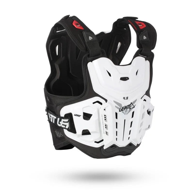 LEATT Pettorina moto protettiva Chest Protector 4.5 con inserti in schiuma ventilata anti impatto