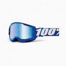 MASCHERA 100% STRATA 2 BLUE - LENTE A SPECCHIO BLU