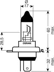 OSRAM 62203 LAMPADA H4 BILUX OFF-ROAD