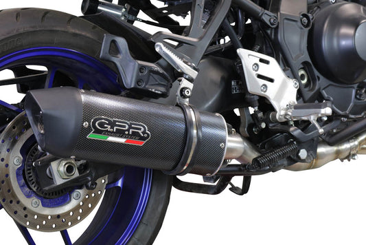 SCARICO GPR COMPATIBILE CON YAMAHA TRACER 900 FJ-09 TR 2021-2023, FURORE EVO4 POPPY, SCARICO COMPLETO OMOLOGATO,FORNITO CON DB KILLER ESTRAIBILE,CATALIZZATORE E COLLETTORE