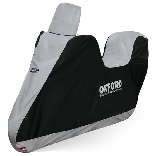 OXFORD AQUATEX Motorcycle Cover - Waterproof for High Windshield and Top Case 