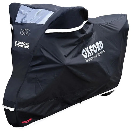 OXFORD STORMEX Motorcycle Cover - Waterproof, prearranged. Solar panel (Size L) 