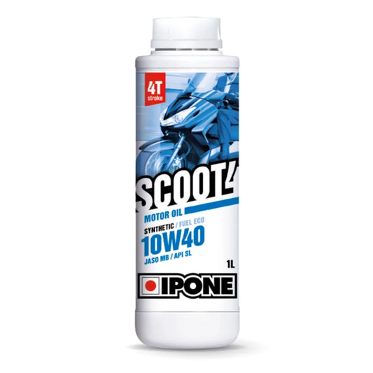 IPONE Engine Oil SCOOT 4 10W40 Synthetic 4T (1lt) 