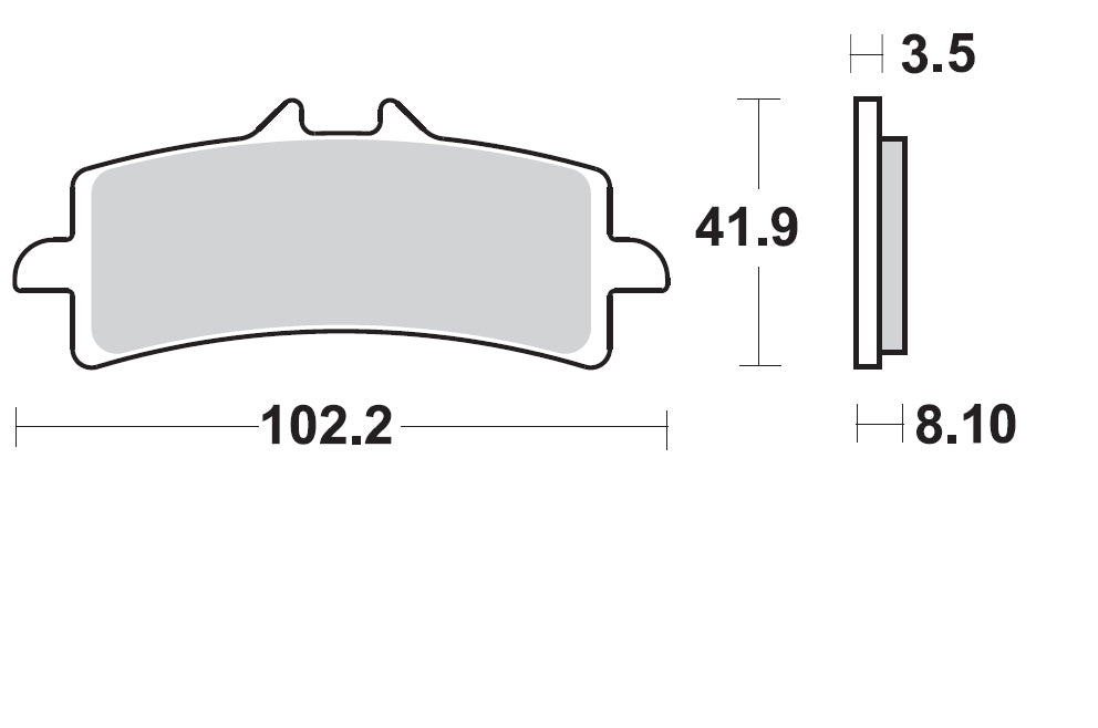 SINTERED BRAKING PADS P50930