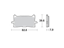 BRAKING SINTERED FRONT BRAKE PADS 