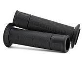 DOMINO PAIR OF ANTHRACITE/BLACK ROAD-RACING GRIPS 