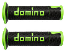 COPPIA MANOPOLE NERO/VERDE ROAD-RACING
