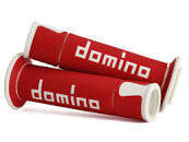 COPPIA MANOPOLE ROSSO/BIANCO ROAD-RACING