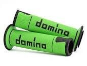 COPPIA MANOPOLE VERDE/NERO ROAD-RACING
