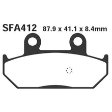 PAIR OF EBC SFA SFA412 PADS
