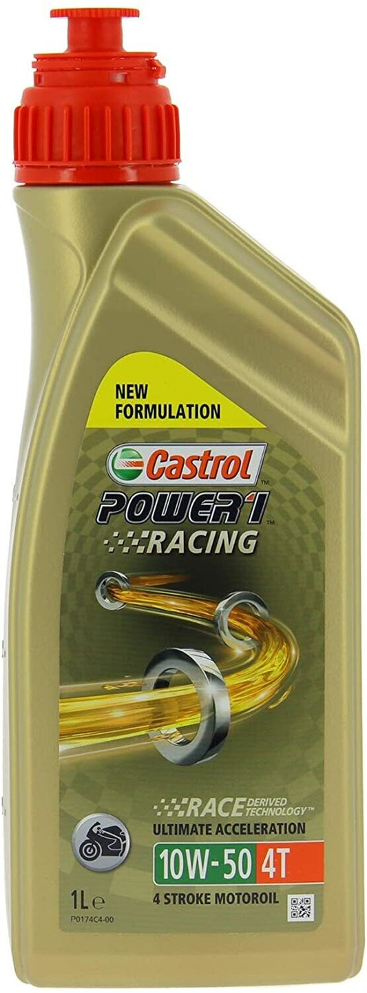 OLIO CASTROL POWER 1 RACING 10W-50 4T 1LT