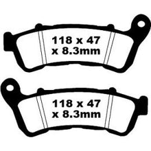 BRAKE PADS INTEGRA 700 SH S-WING FORZA SW-T 125>600 FRONT EBC BRAKES SFA388