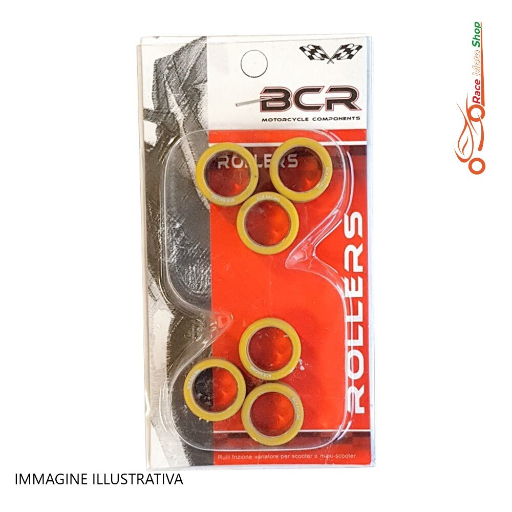 BCR Variator Rollers 20x15mm Gr.12 HONDA SH 150-PES 125/MALAGUTI CENTRO 125