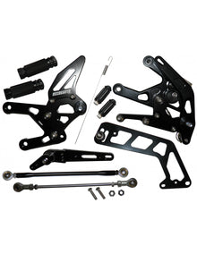 Accossato Adjustable Street-Racing Footpegs, Made of Yamaha MT-10 Aluminium
