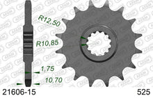 Pinion AFAM 21606-15 pitch 525 BENELLI TRK 502 TRK 502 