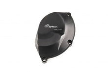 LIGHTECH Protezione In Alluminio Copri Alternatore Lato Sinistro / Nero opaco APRILIA RSV4 / TUONO