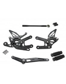 Accossato Adjustable Street-Racing Footpegs, Made of Aluminium, for YAMAHA R6 2017-2019 Motorcycles
