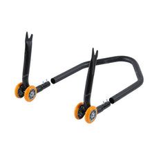 LIGHTECH Cavalletto Posteriore Componibile In Ferro Con Forchette Integrate A 4 Ruote